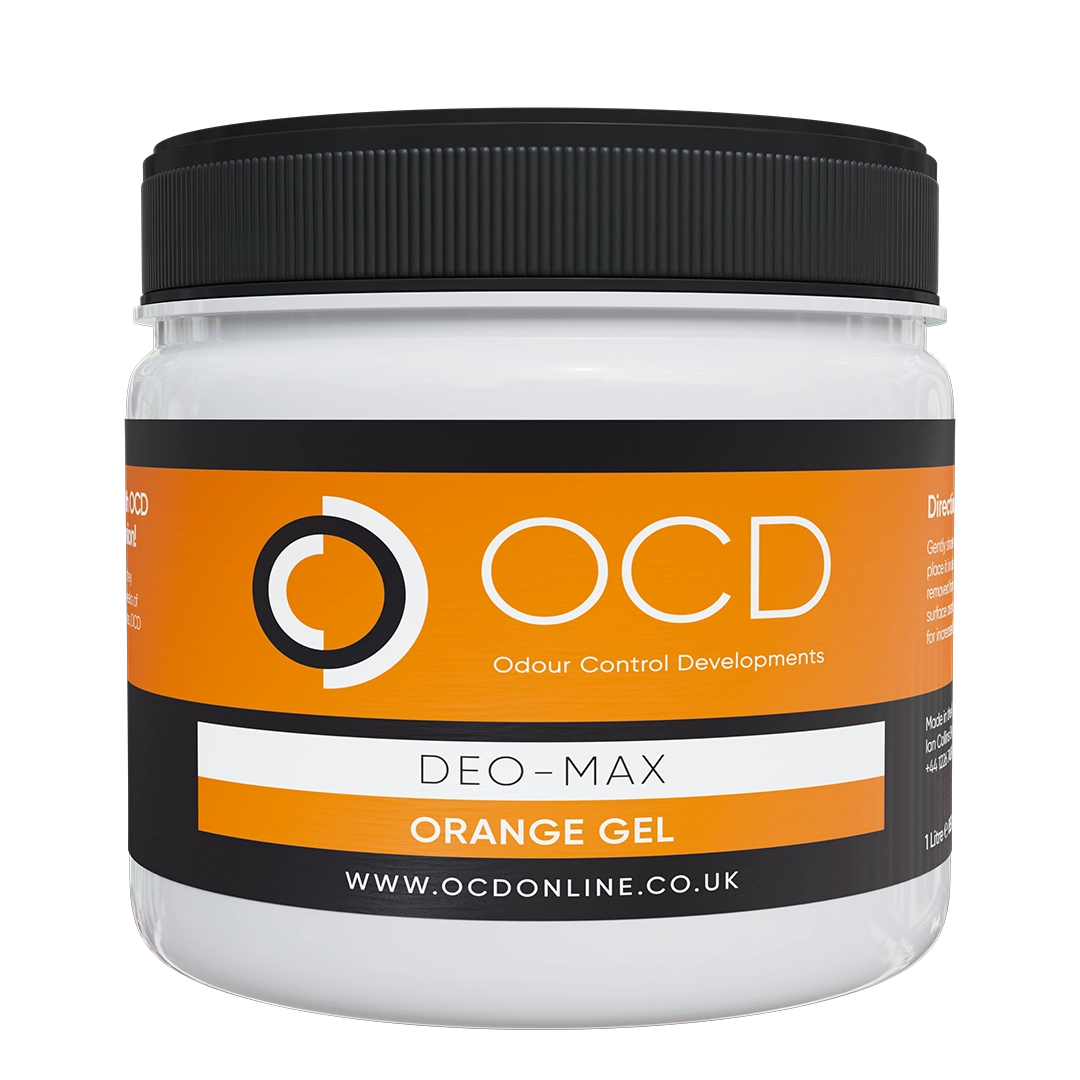 Jar of OCD Deo-Max Orange Gel